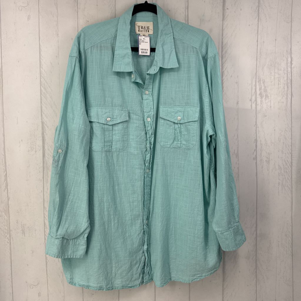 3XL button down l/s top