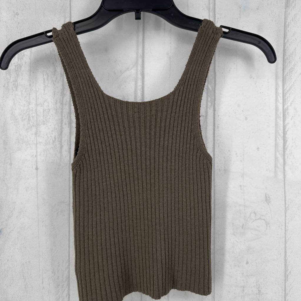 S ribbed crop tank