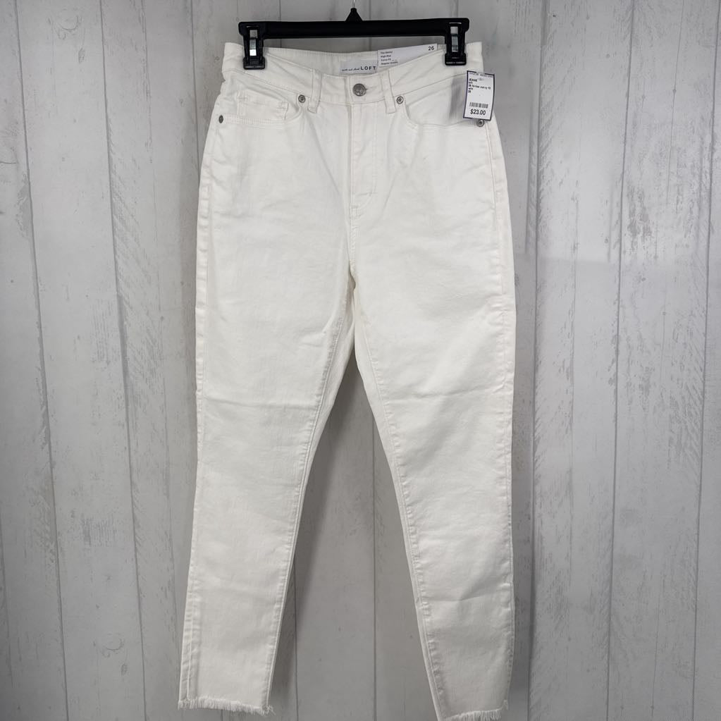 26 hi-rise curvy fit skinny jean