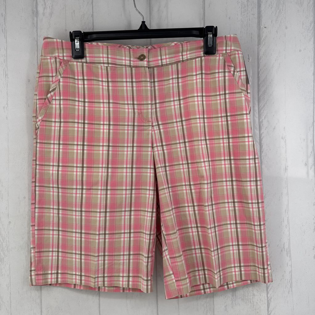 8 plaid bermuda shorts