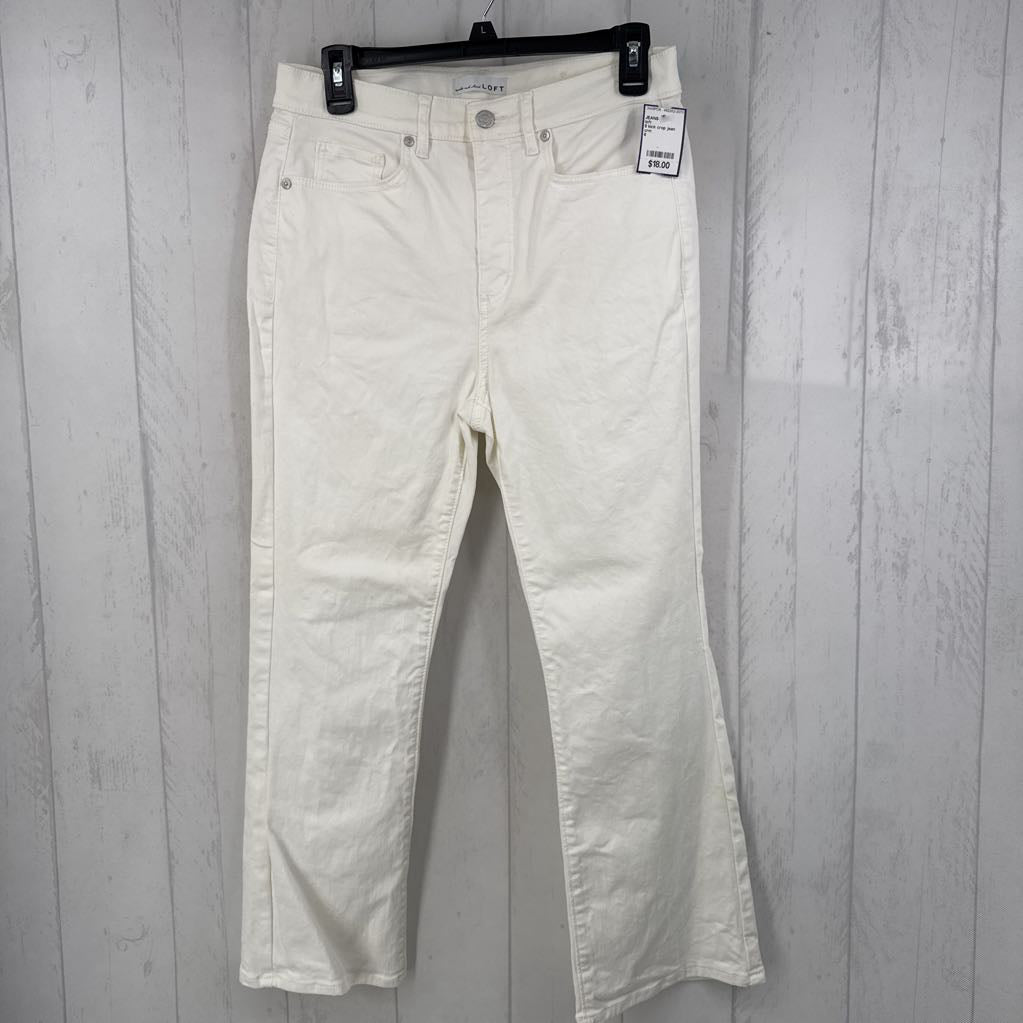 6 kick crop jean