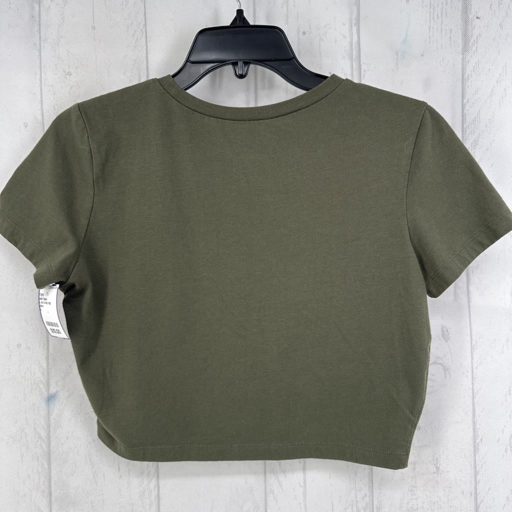 L s/s crop top