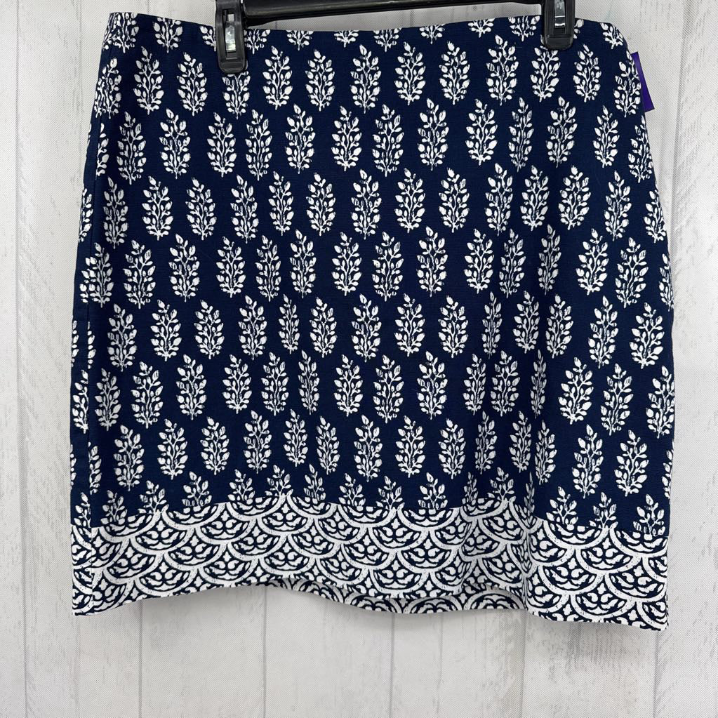 16p flo print skirt