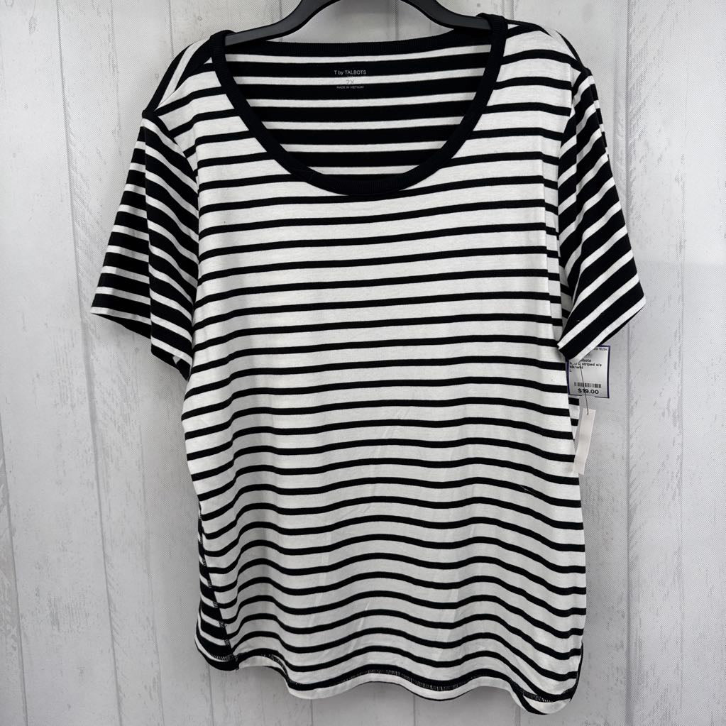 R40 L striped s/s tee