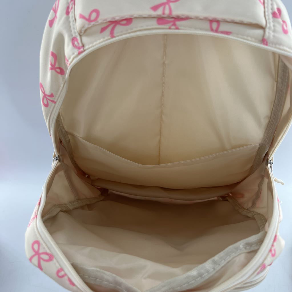 backpack-pnk bows