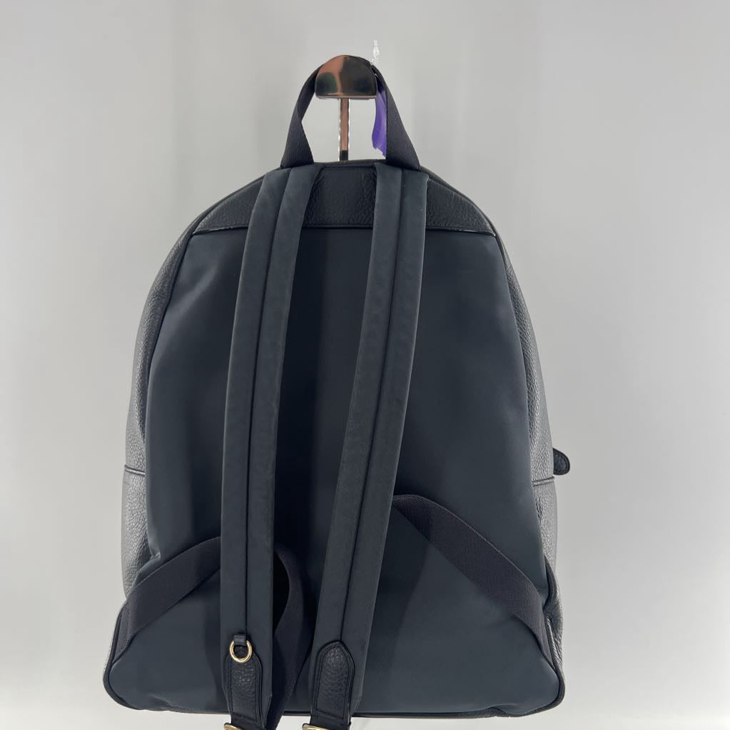 pebbled leather backpack