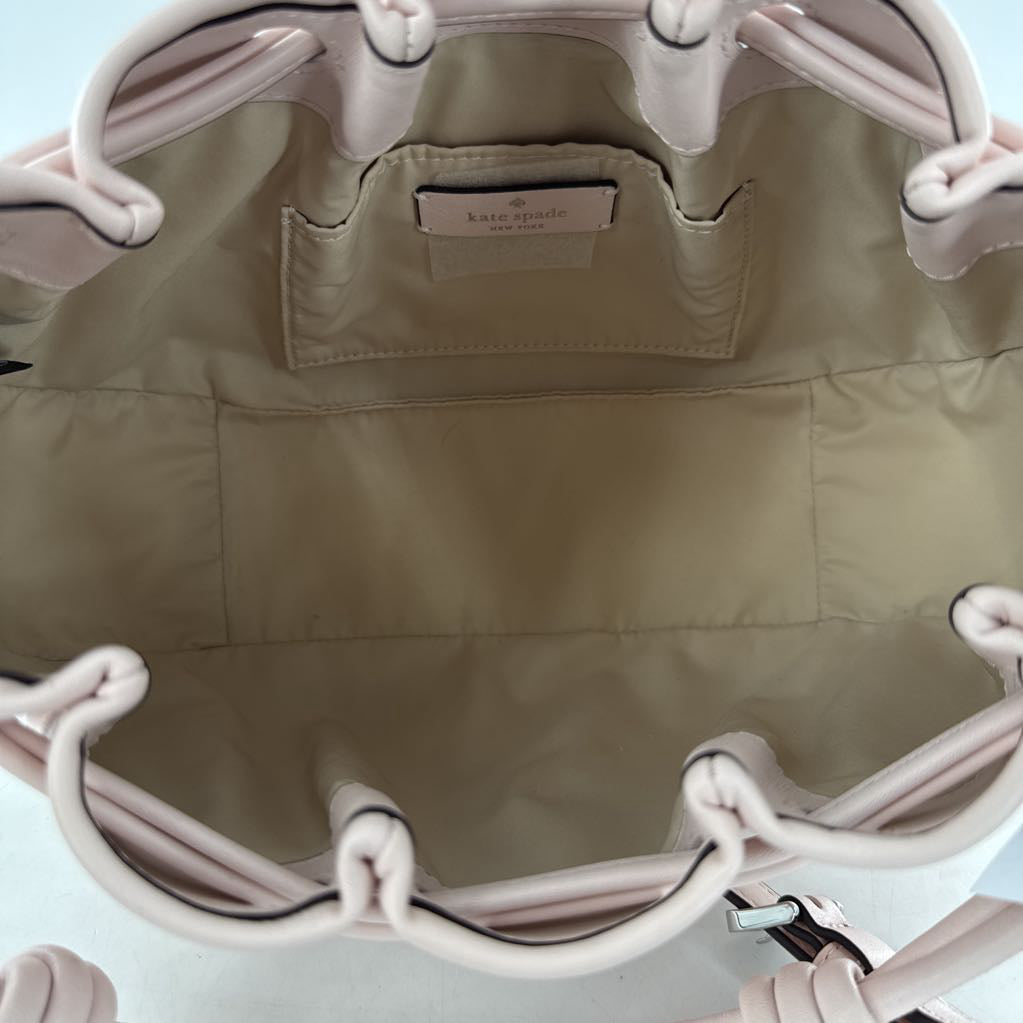 R379 leather drawstring crossbody