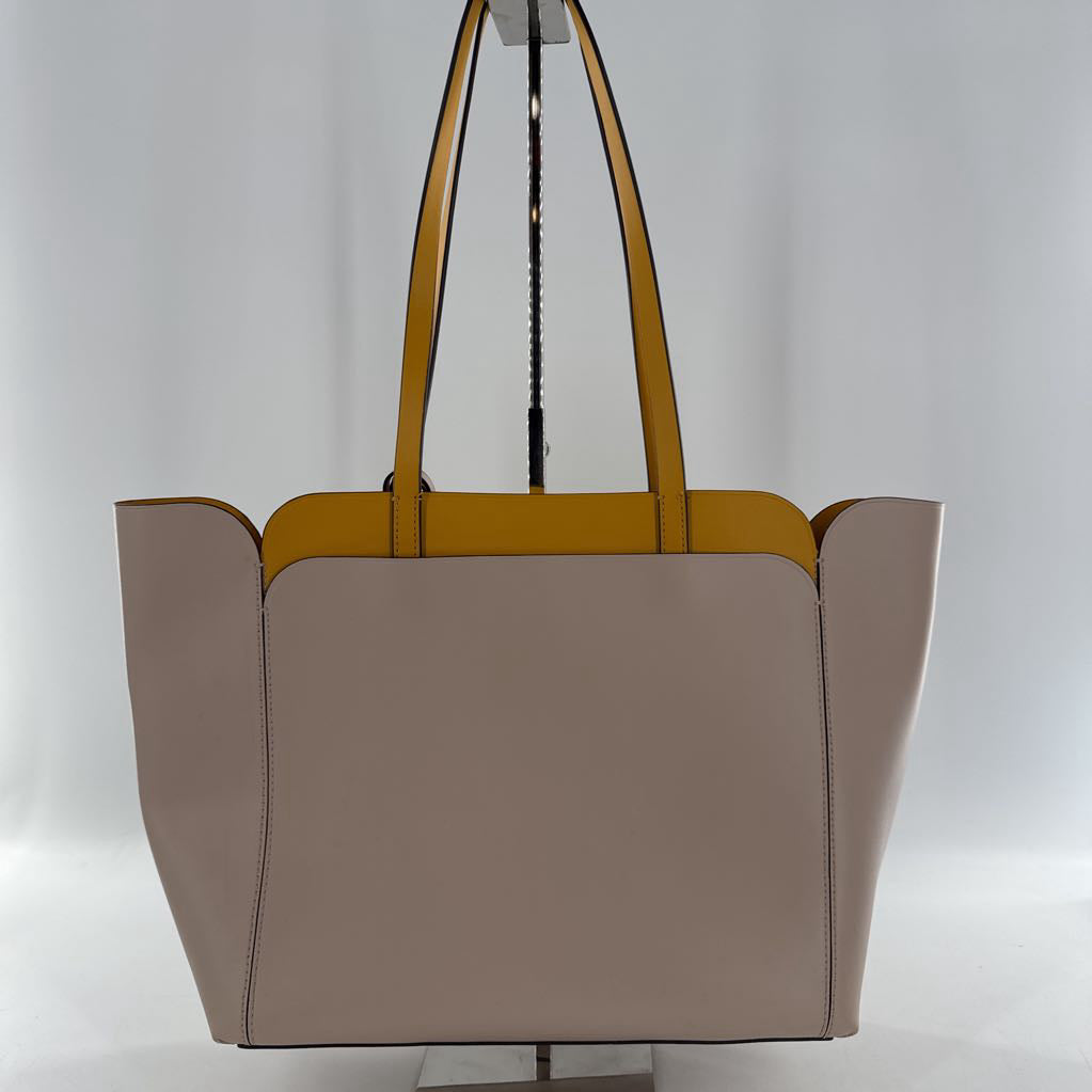 open leather tote