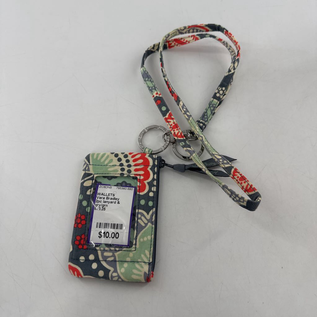 2pc lanyard & id/coin purse