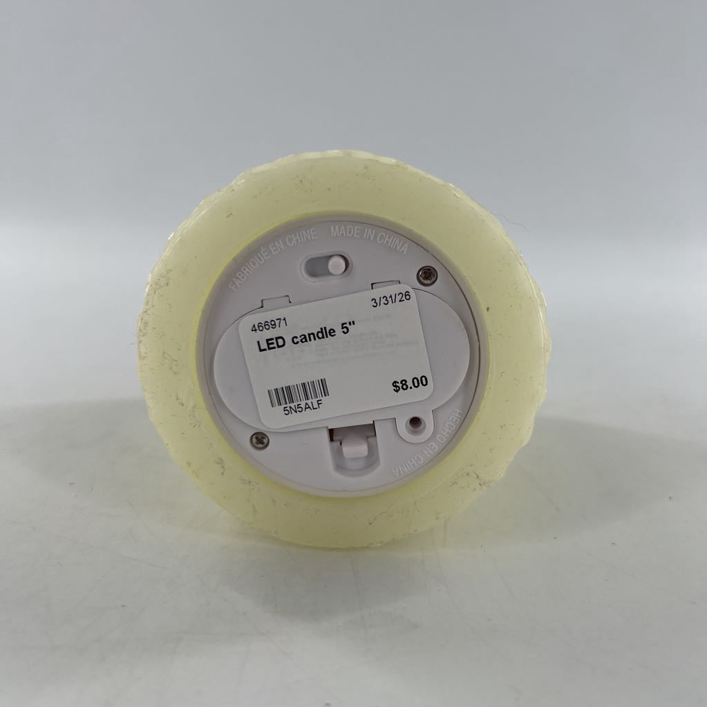 LED candle 5"