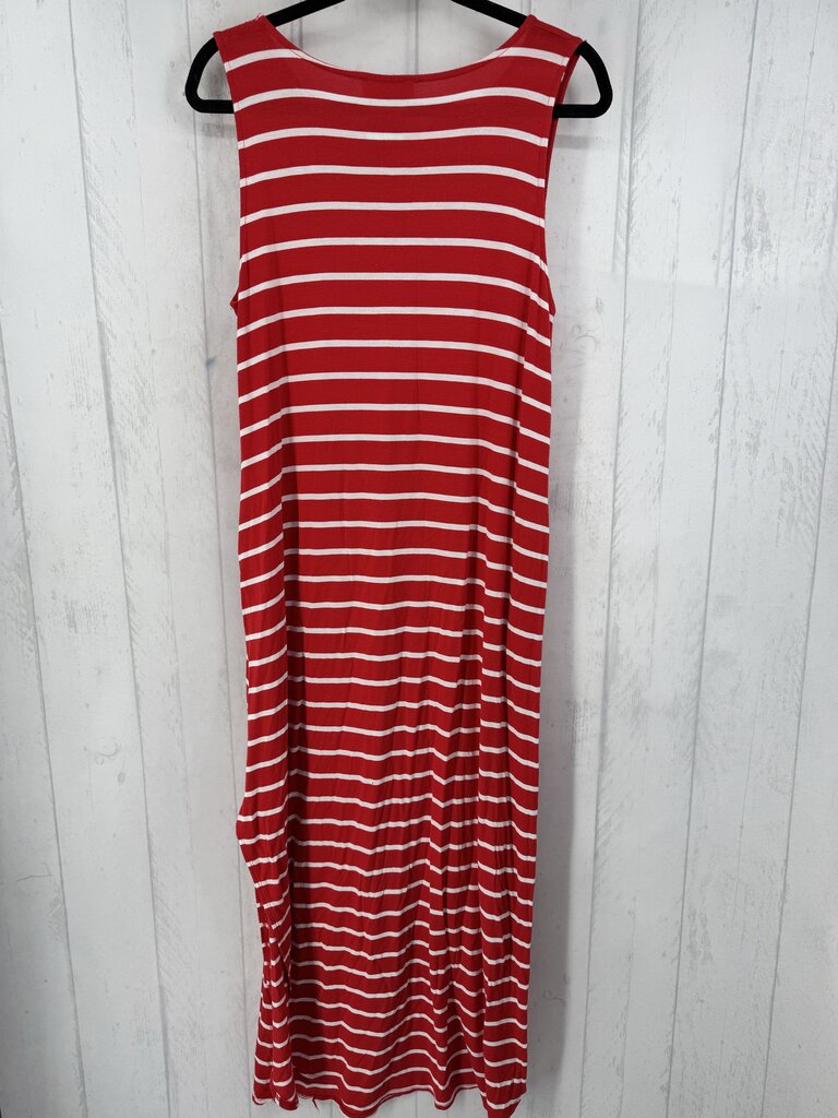 M striped slvls maxi dress