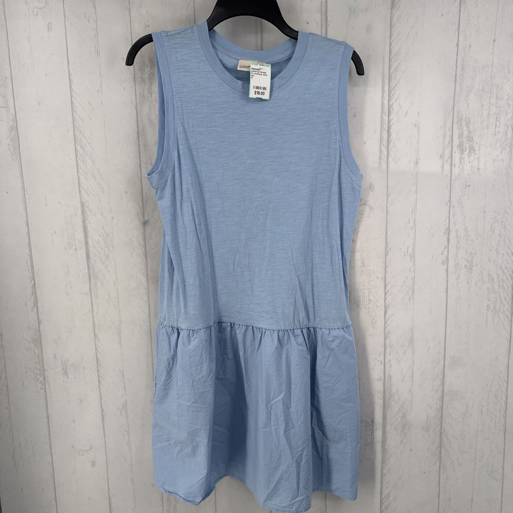S crewneck slvls dress