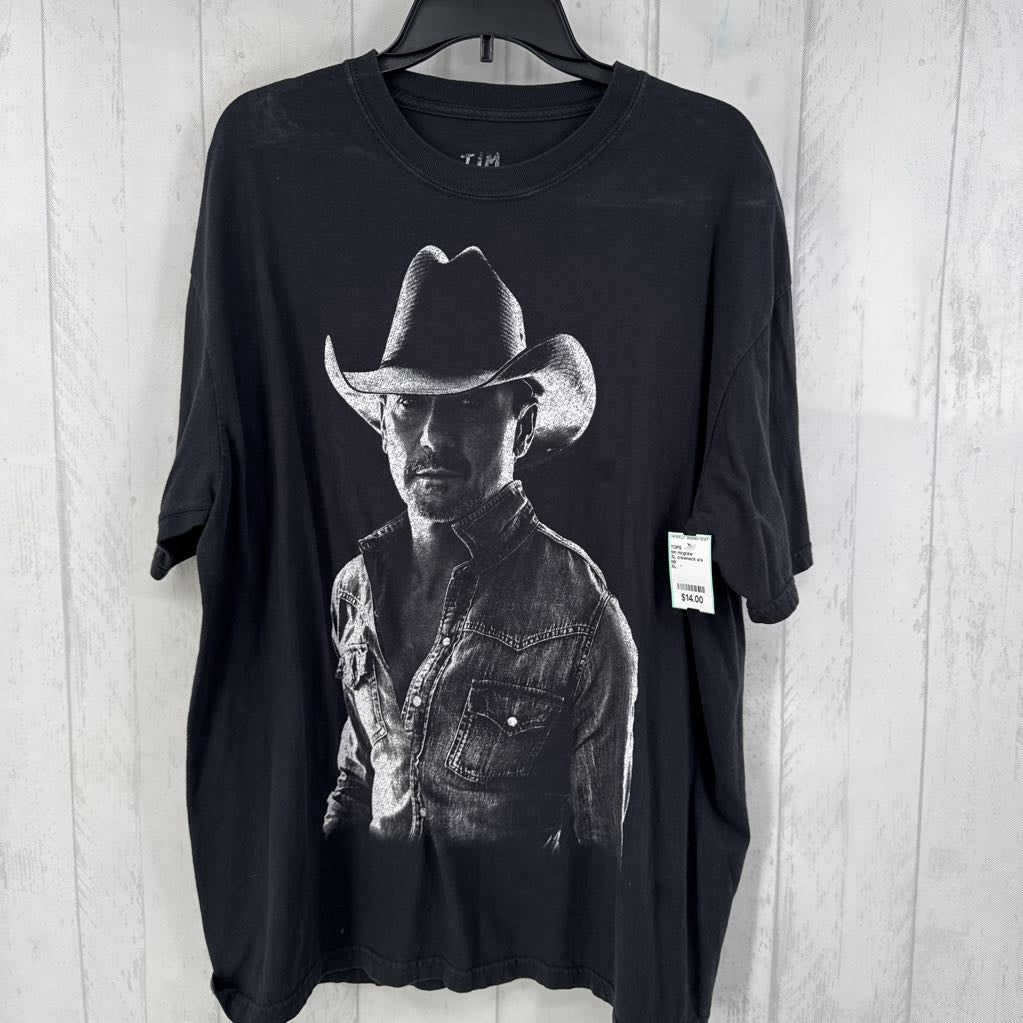 XL crewneck s/s tee-tim mcgraw