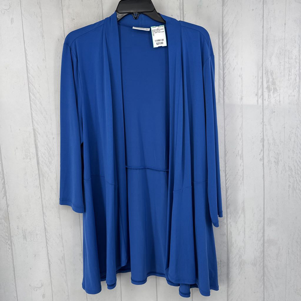 XL open front cardi