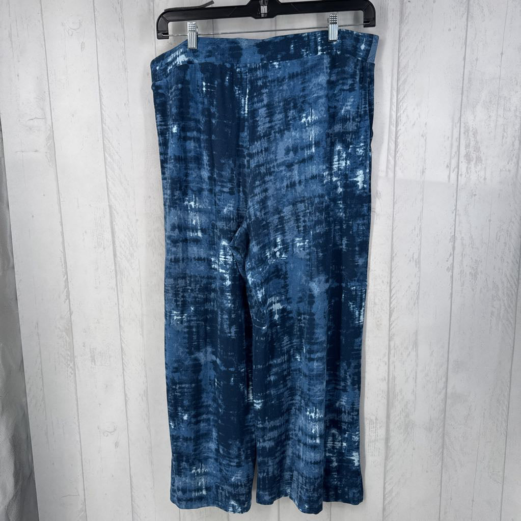 XL 2pc tie-dye l/s top & wide leg pant
