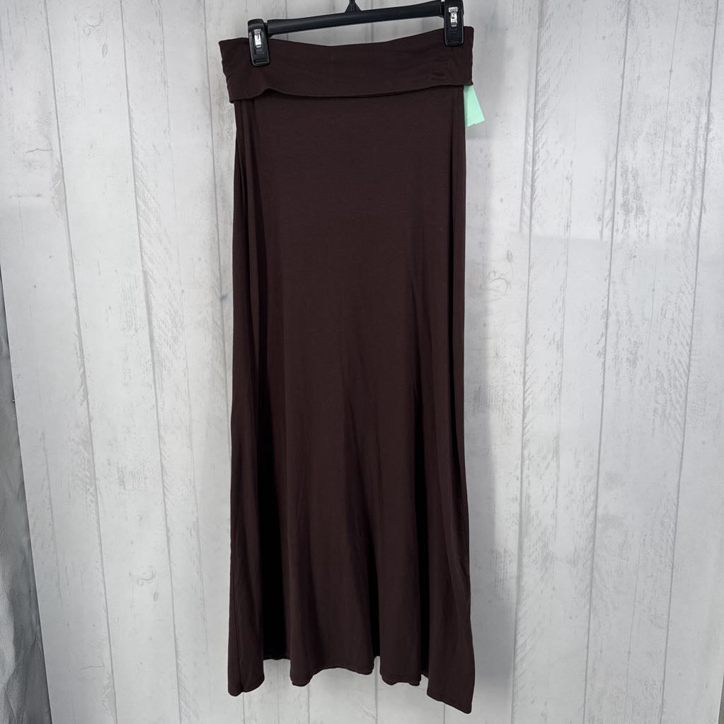 M foldover maxi skirt