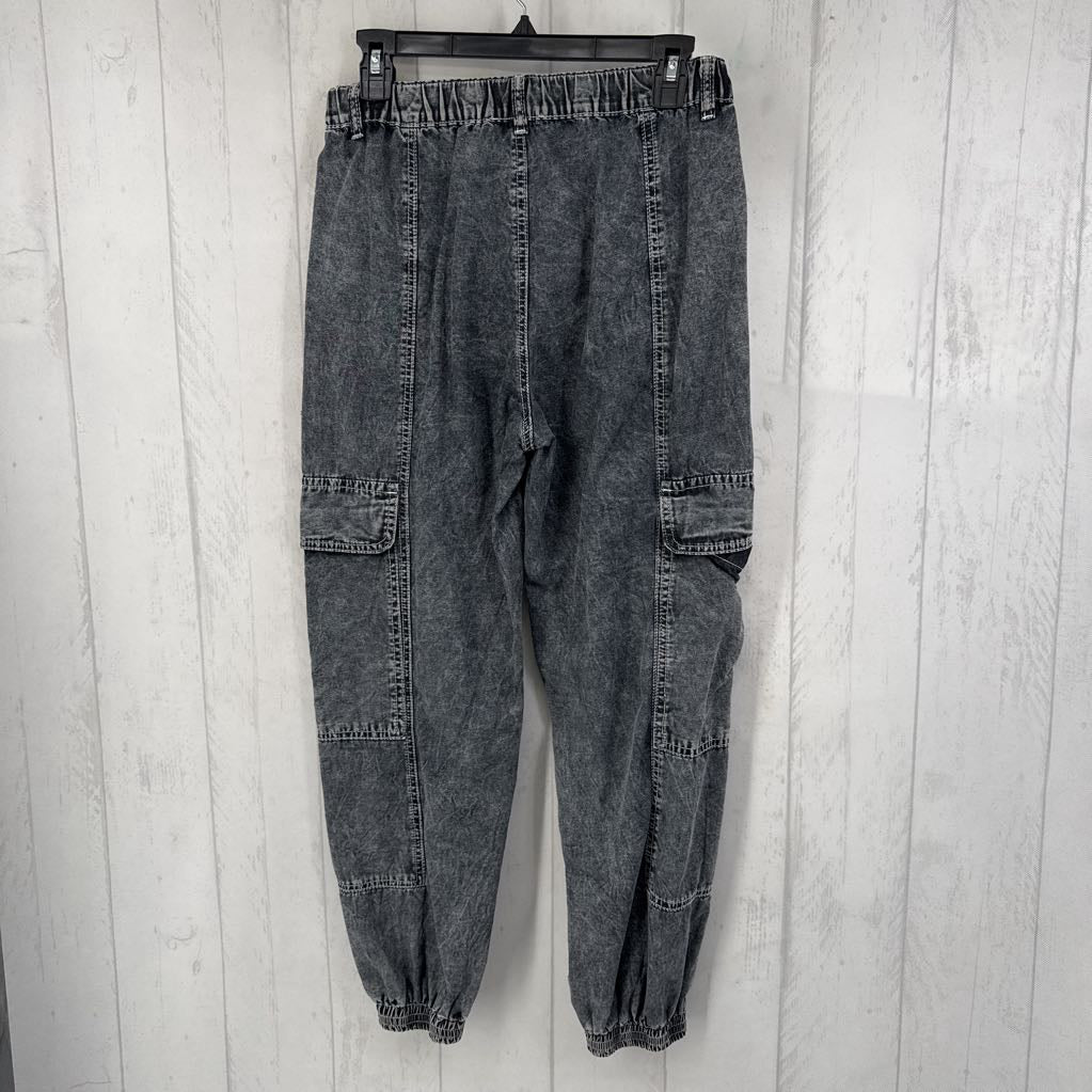 S denim cargo joggers