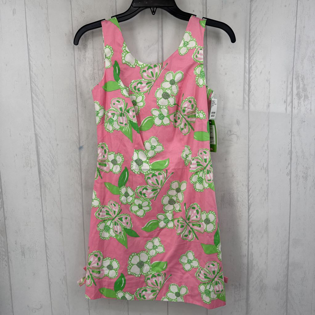 R268 00 flo print back zipper sundress