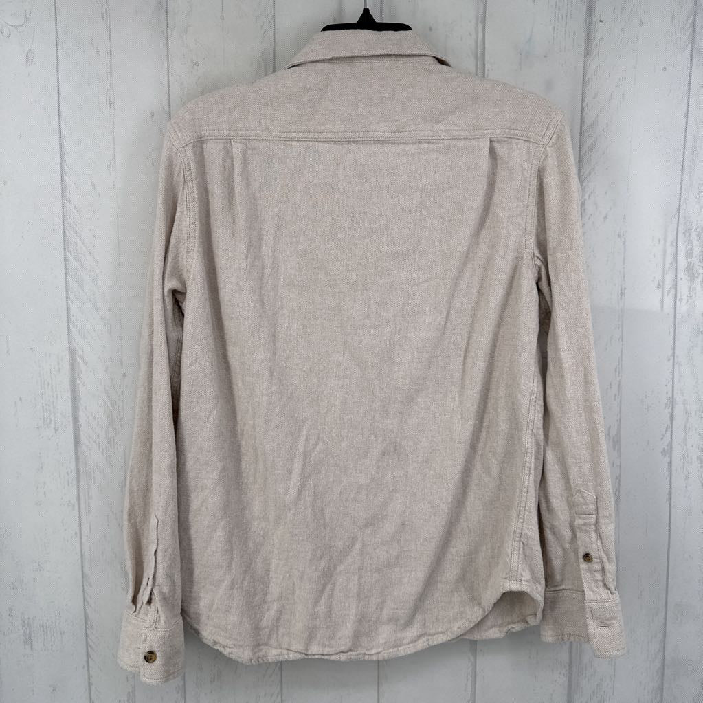 M button down l/s top