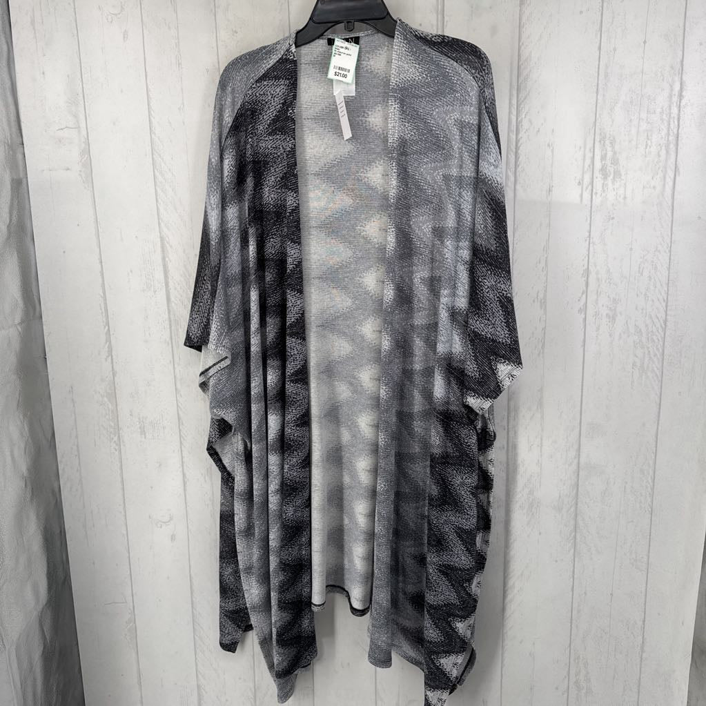 M chevron print cover-up
