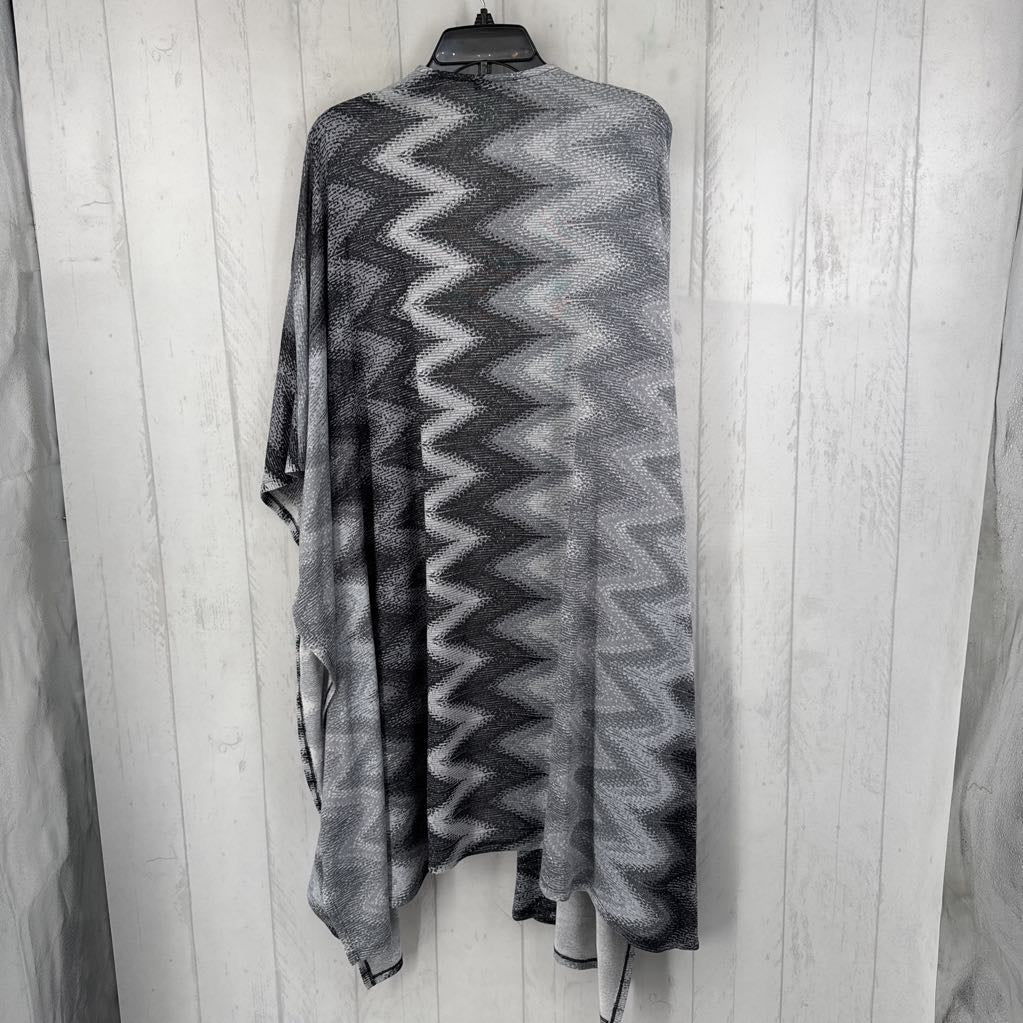 M chevron print cover-up