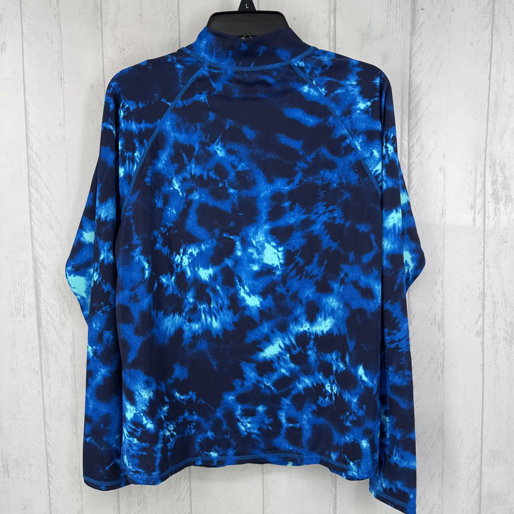 XL M tie quarter zip l/s pullover