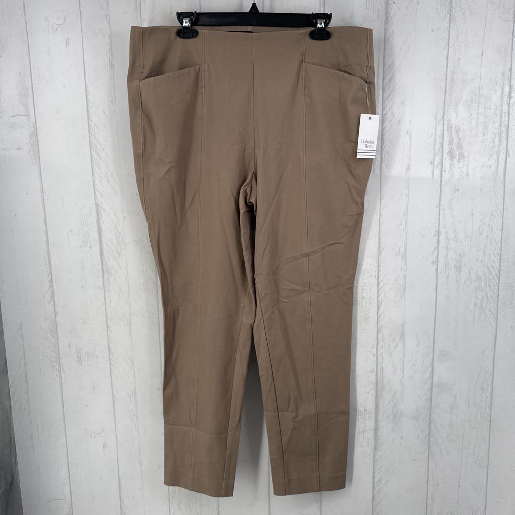 R38 1X hi-rise tapered leg pant