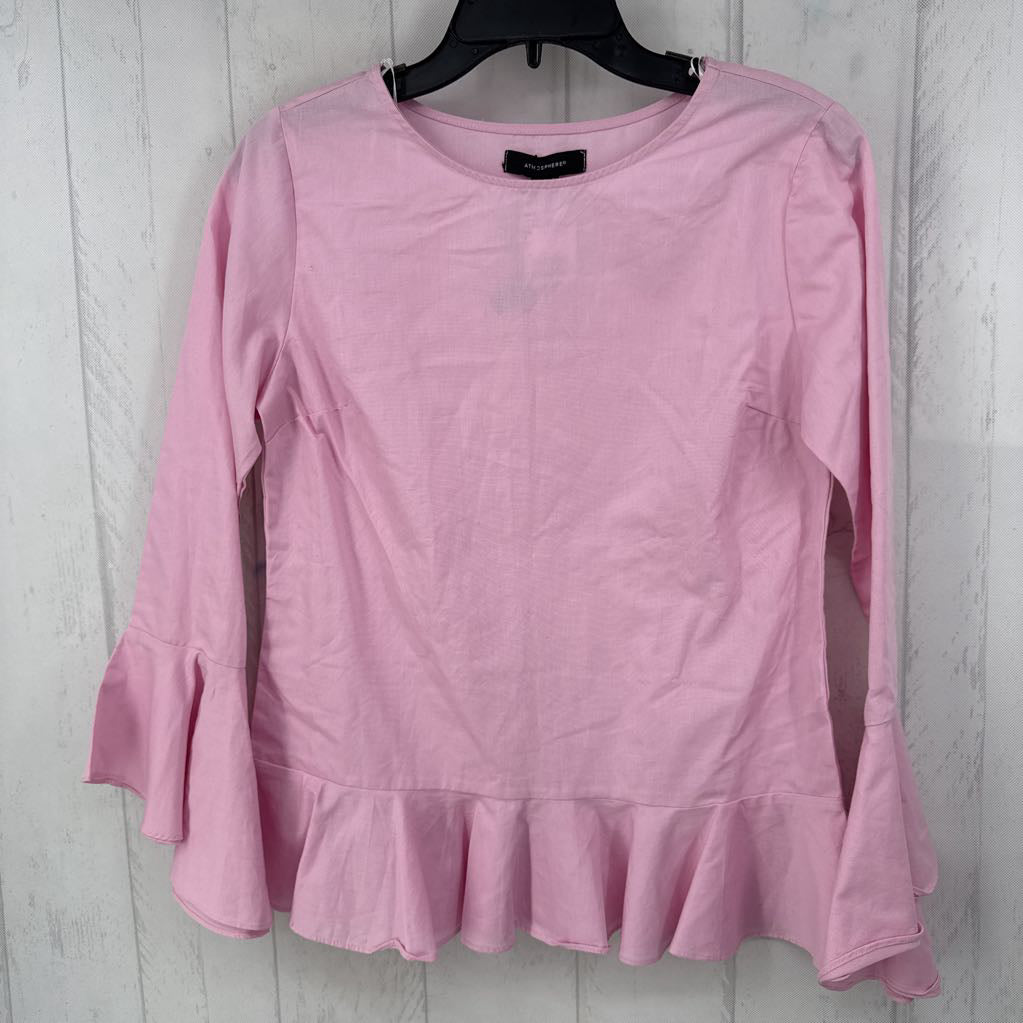 4 ruffled hem l/s top