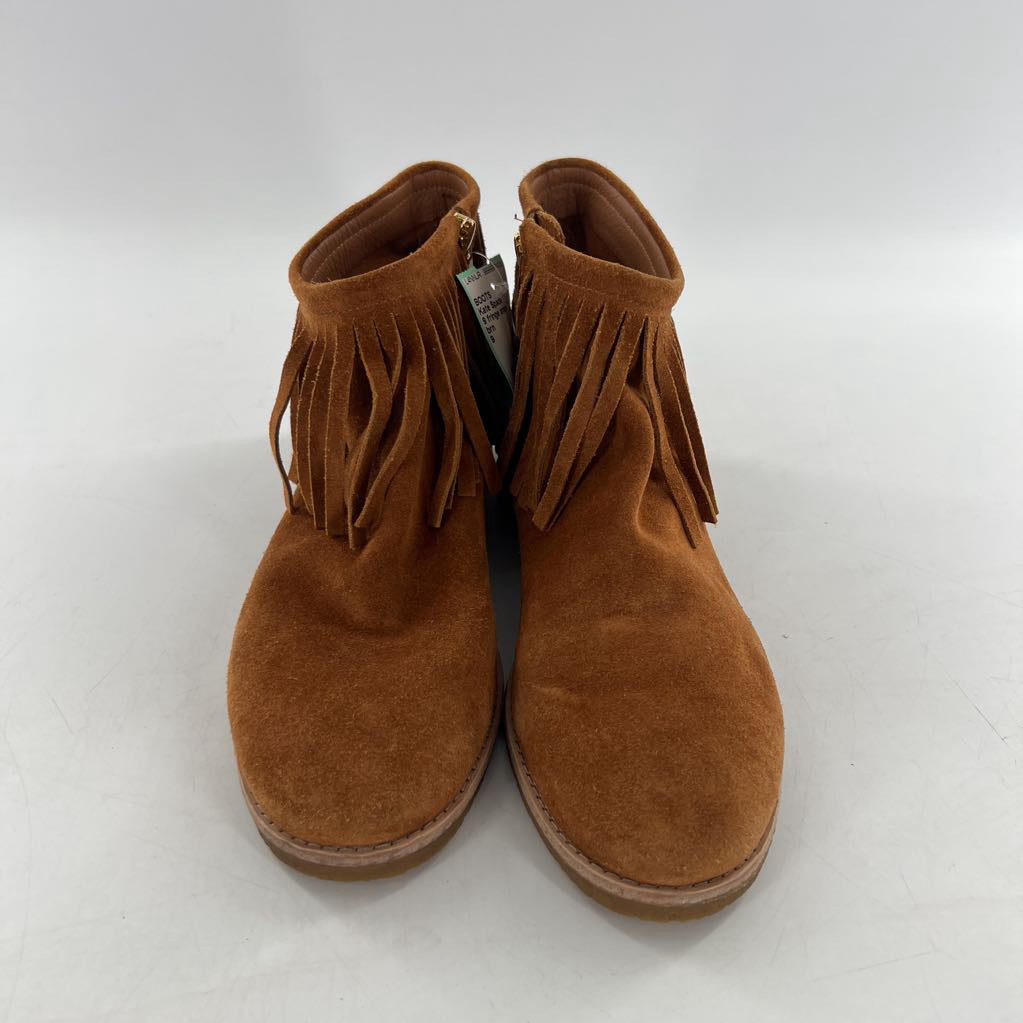 9 fringe ankle boots