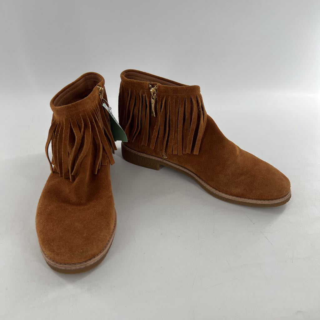 9 fringe ankle boots