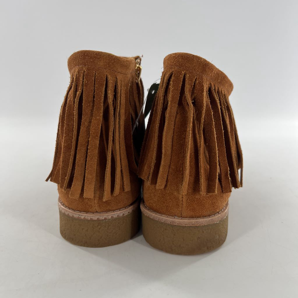 9 fringe ankle boots