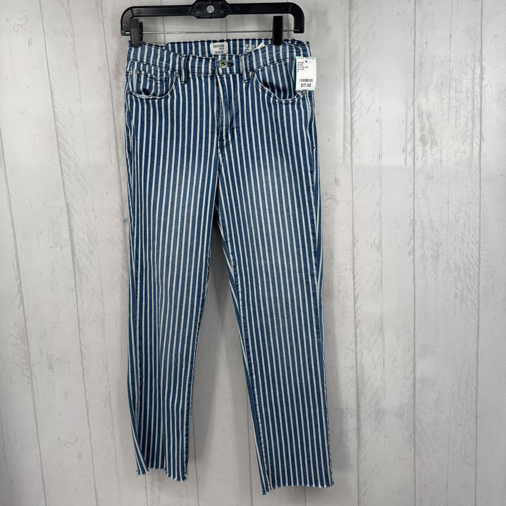 6 hi-rise slim straight jean