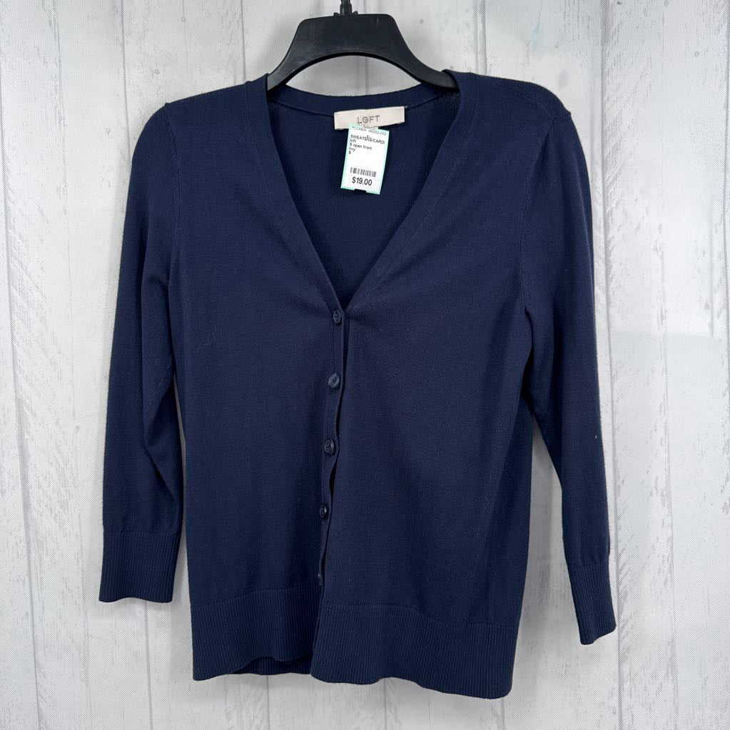 S open front lightweight cardi