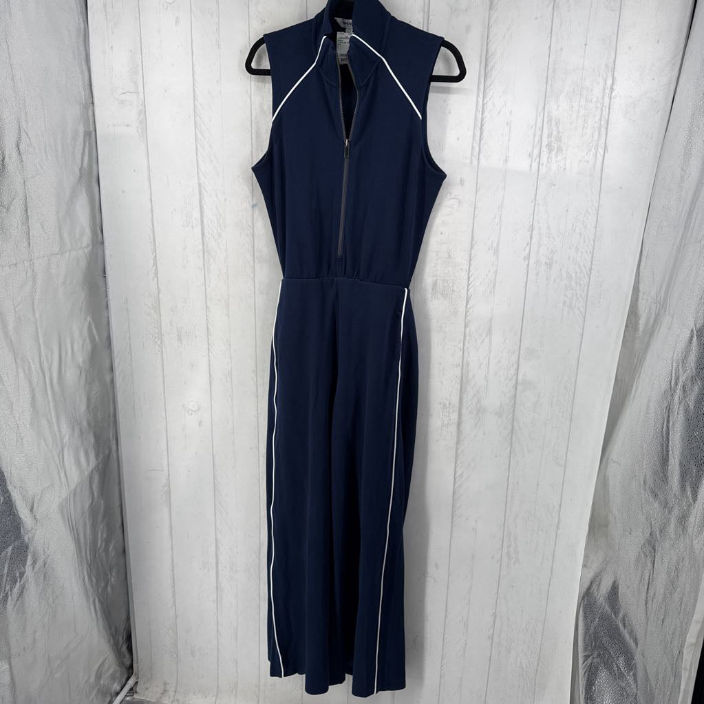 L slvls zip front jumpsuit