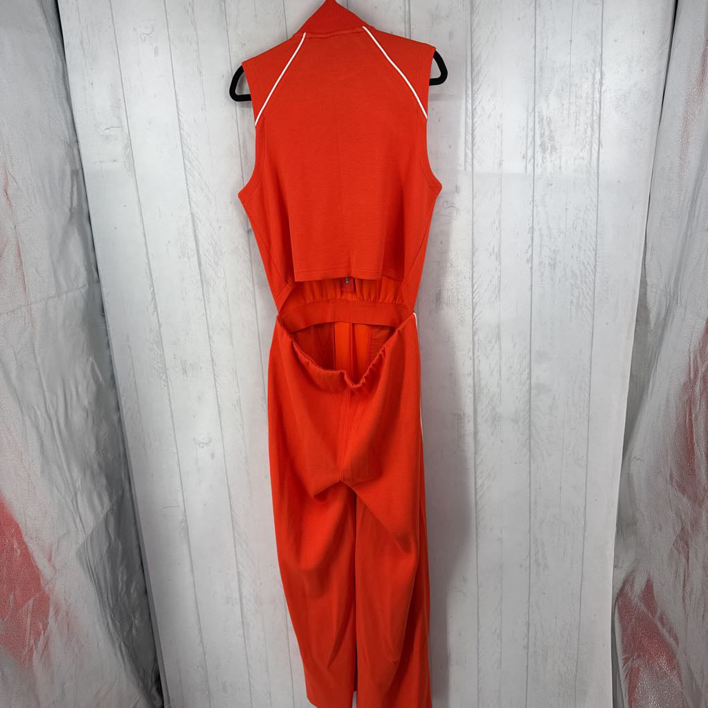 Lp slvls zip front jumpsuit