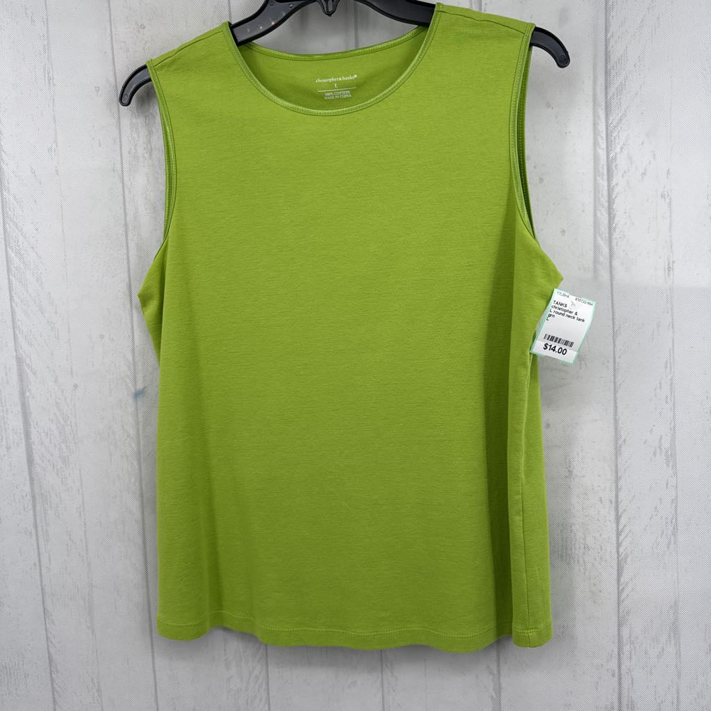 L round neck tank