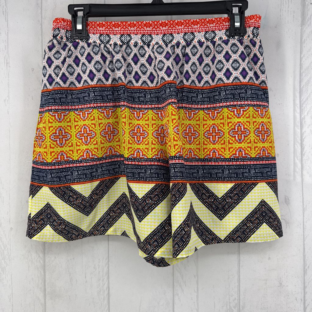 S printed pull-on shorts