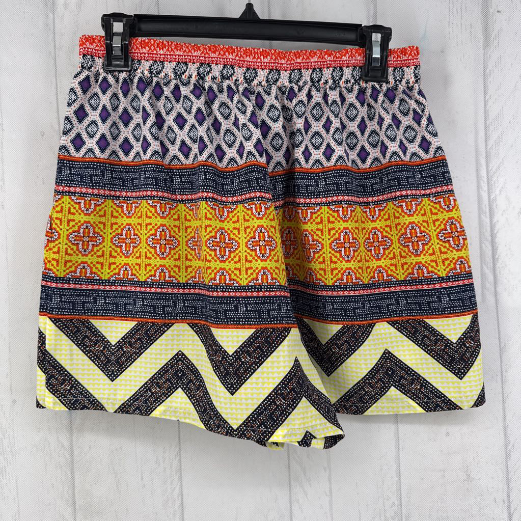 S printed pull-on shorts