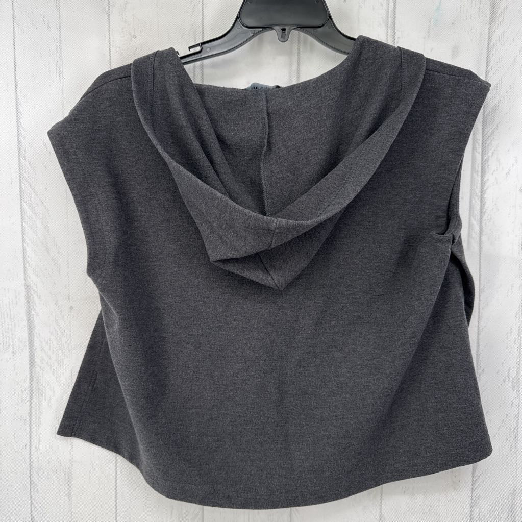 S 2pc v-neck hooded vest w/ pull-on pant