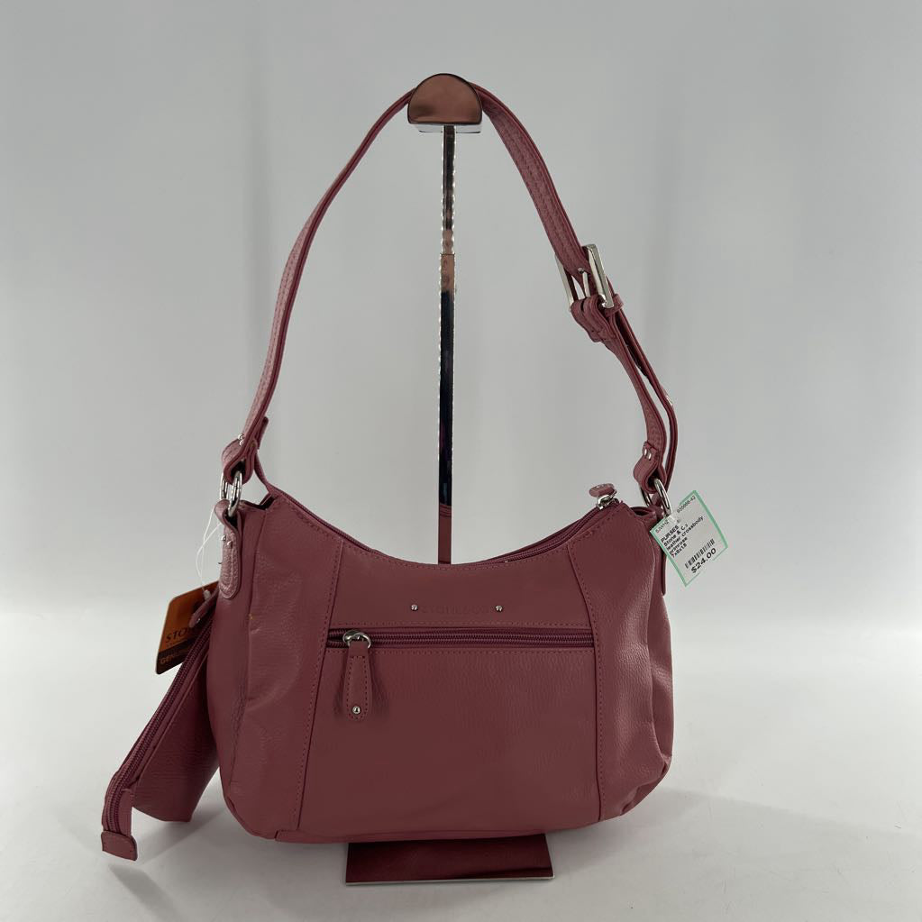leather crossbody w/ pouch