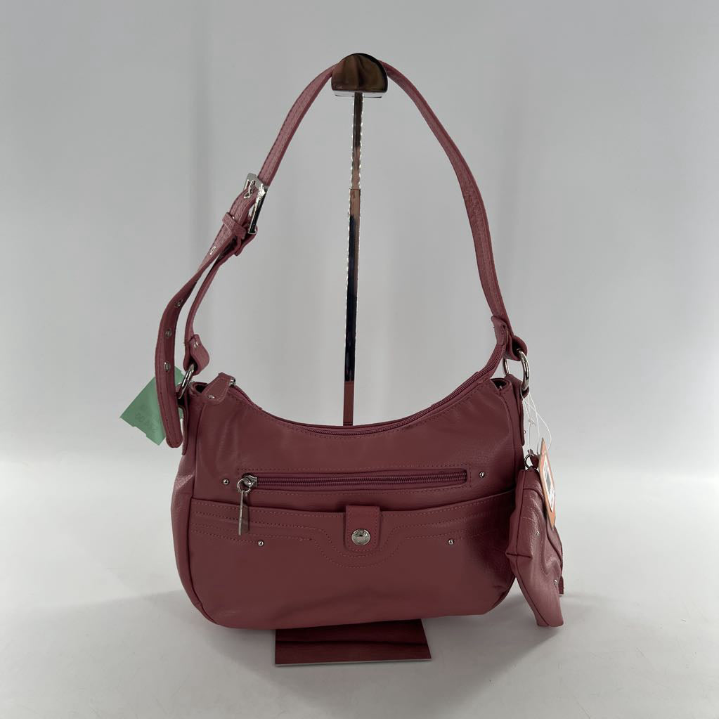 leather crossbody w/ pouch