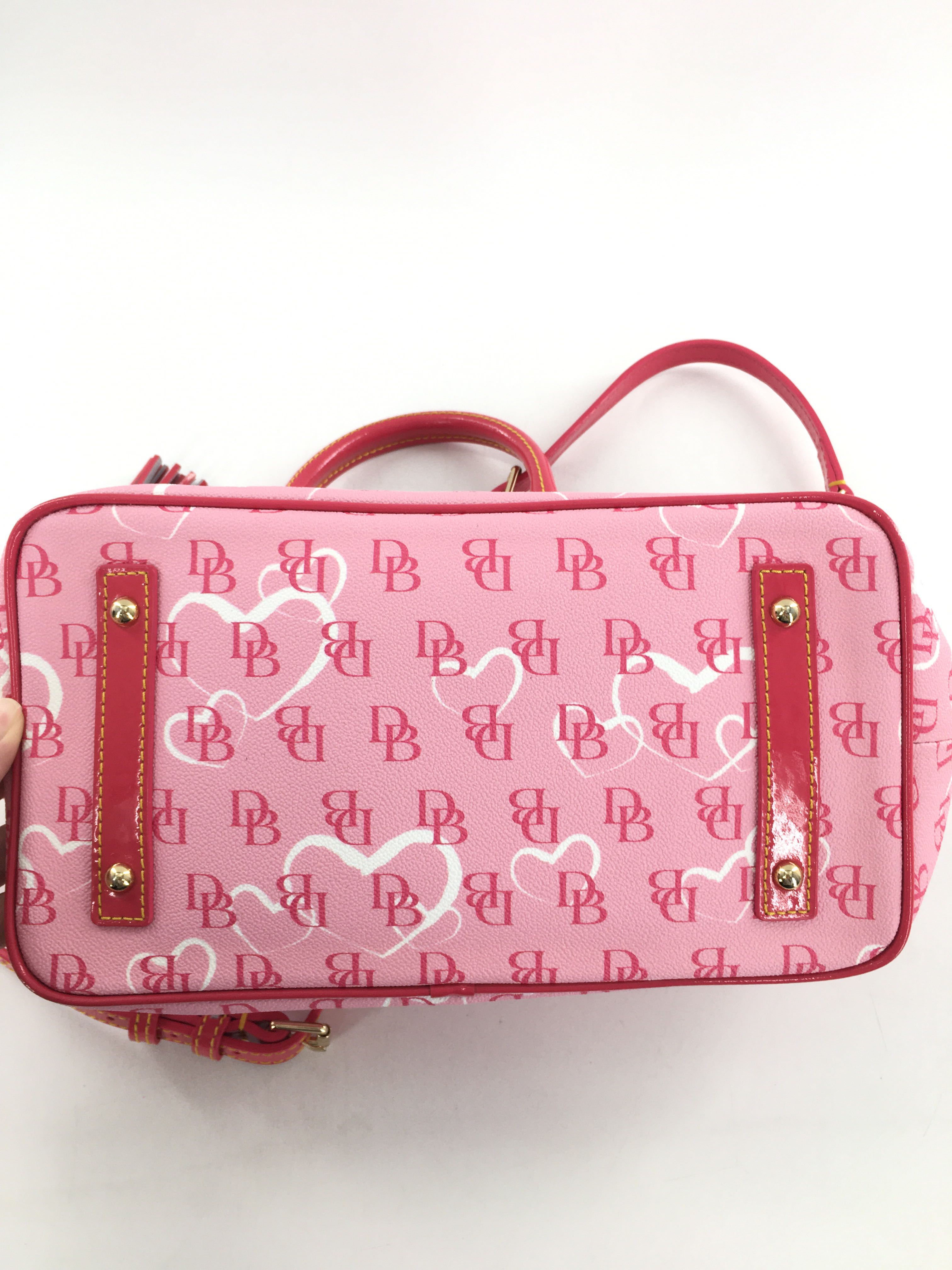 leather heart pattern satchel