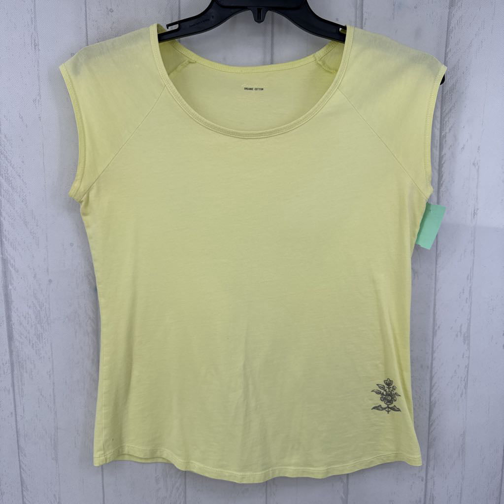 M round neck cap slv tee
