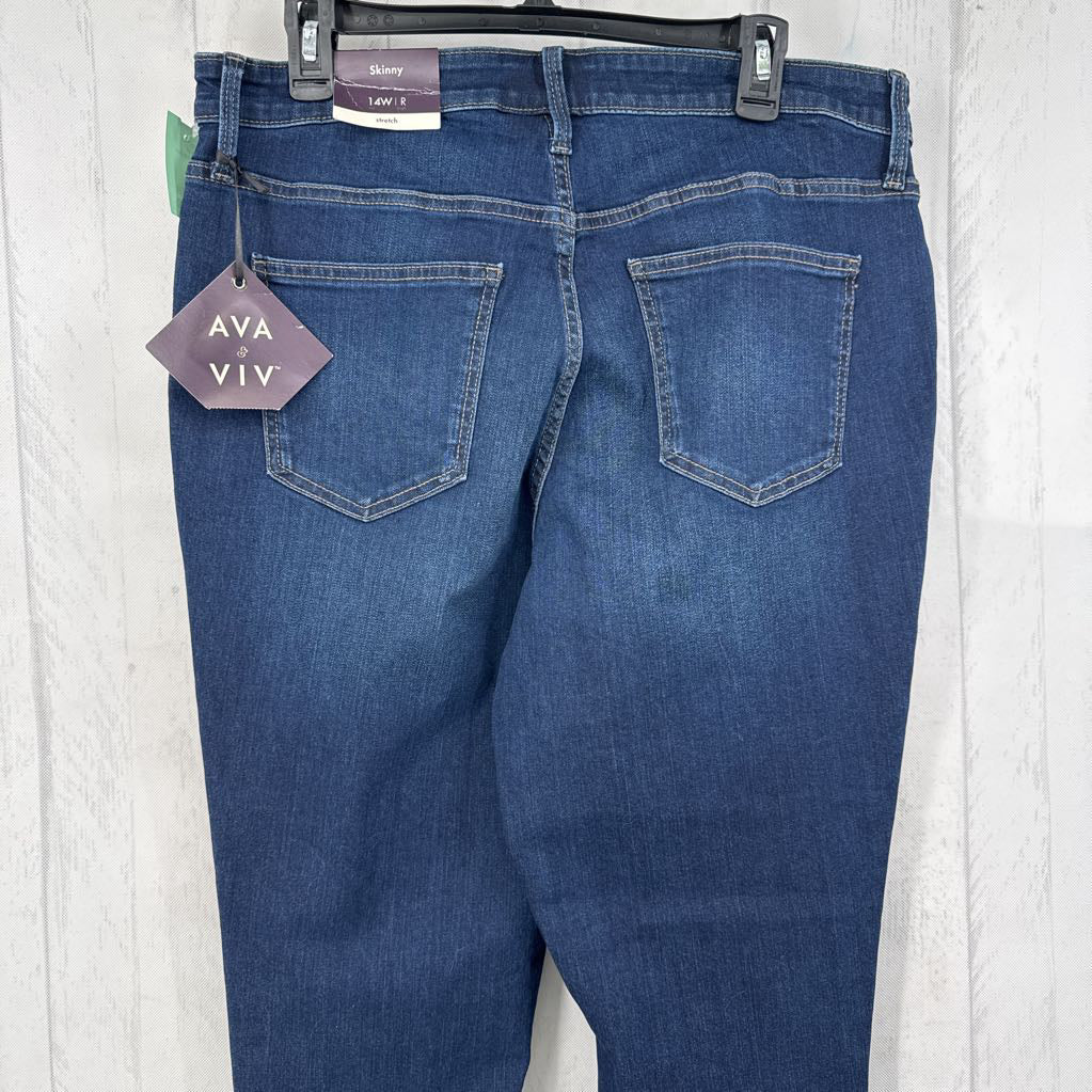 14w skinny jean
