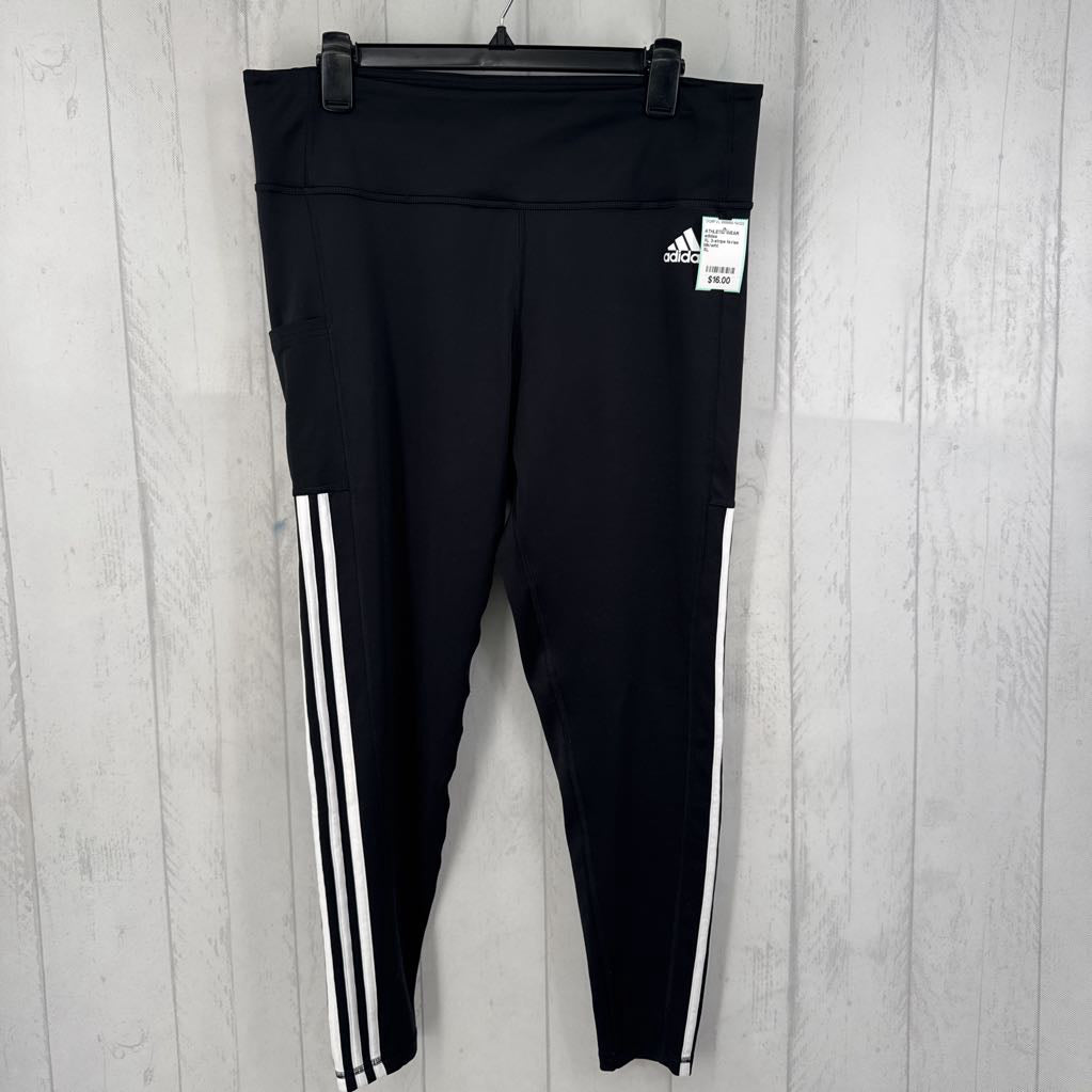 XL 3-stripe hi-rise leggings