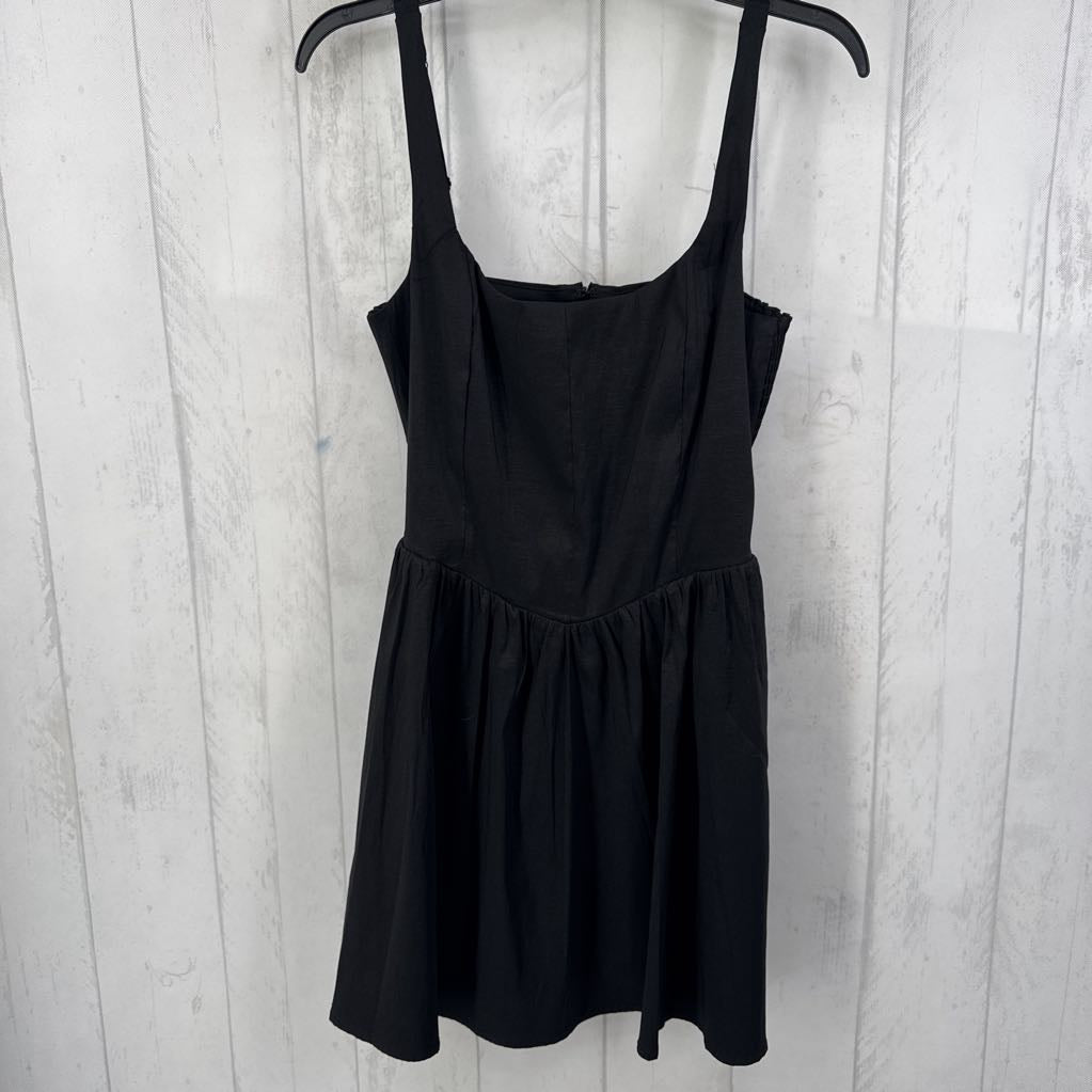 L satin slvls dress