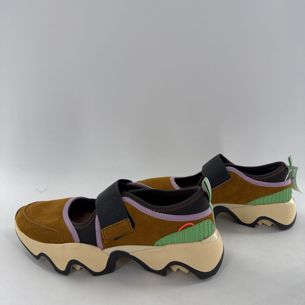 8.5 velcro strap slip on sneakers