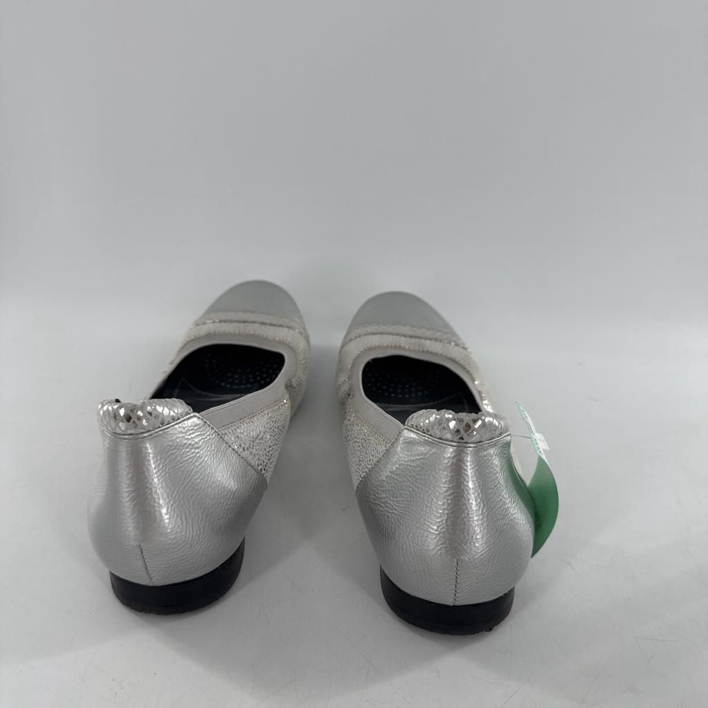 embossed slip on flats