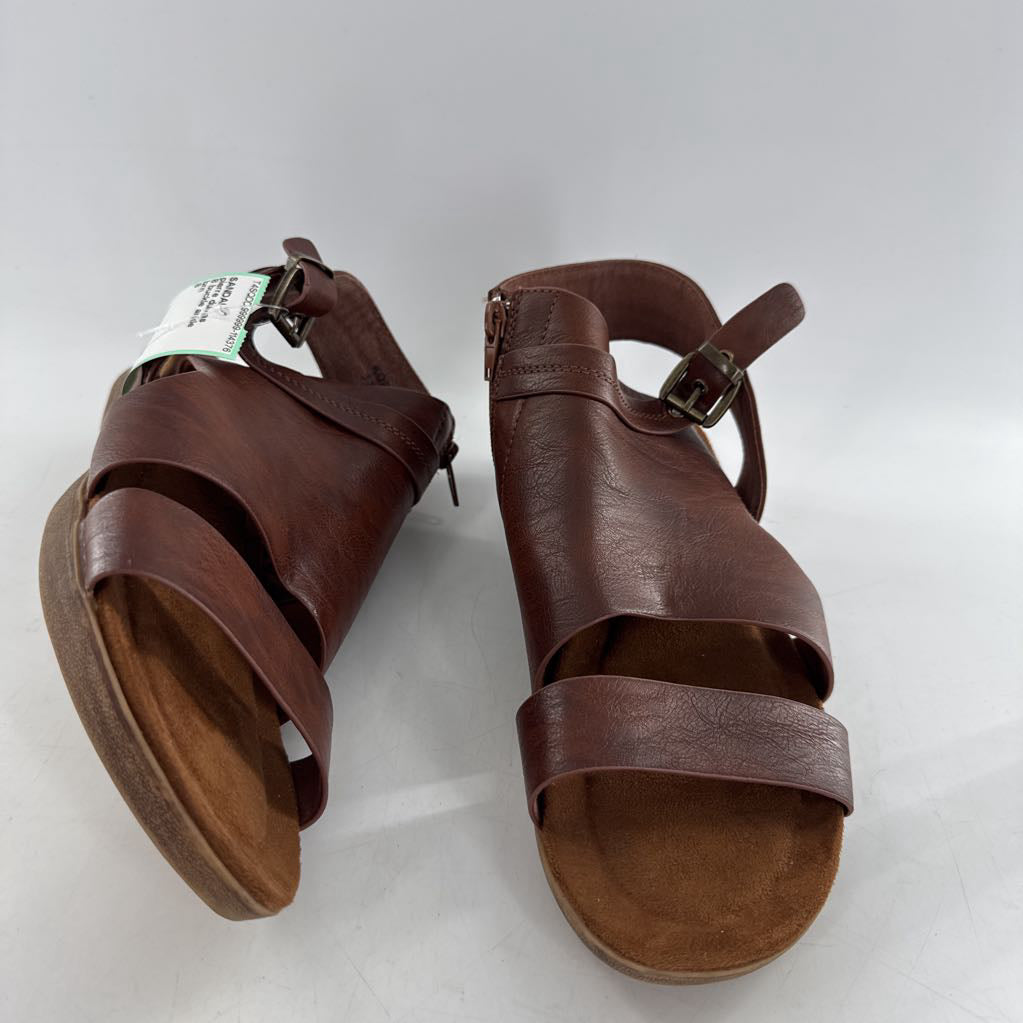 8 buckle ankle strap sandals