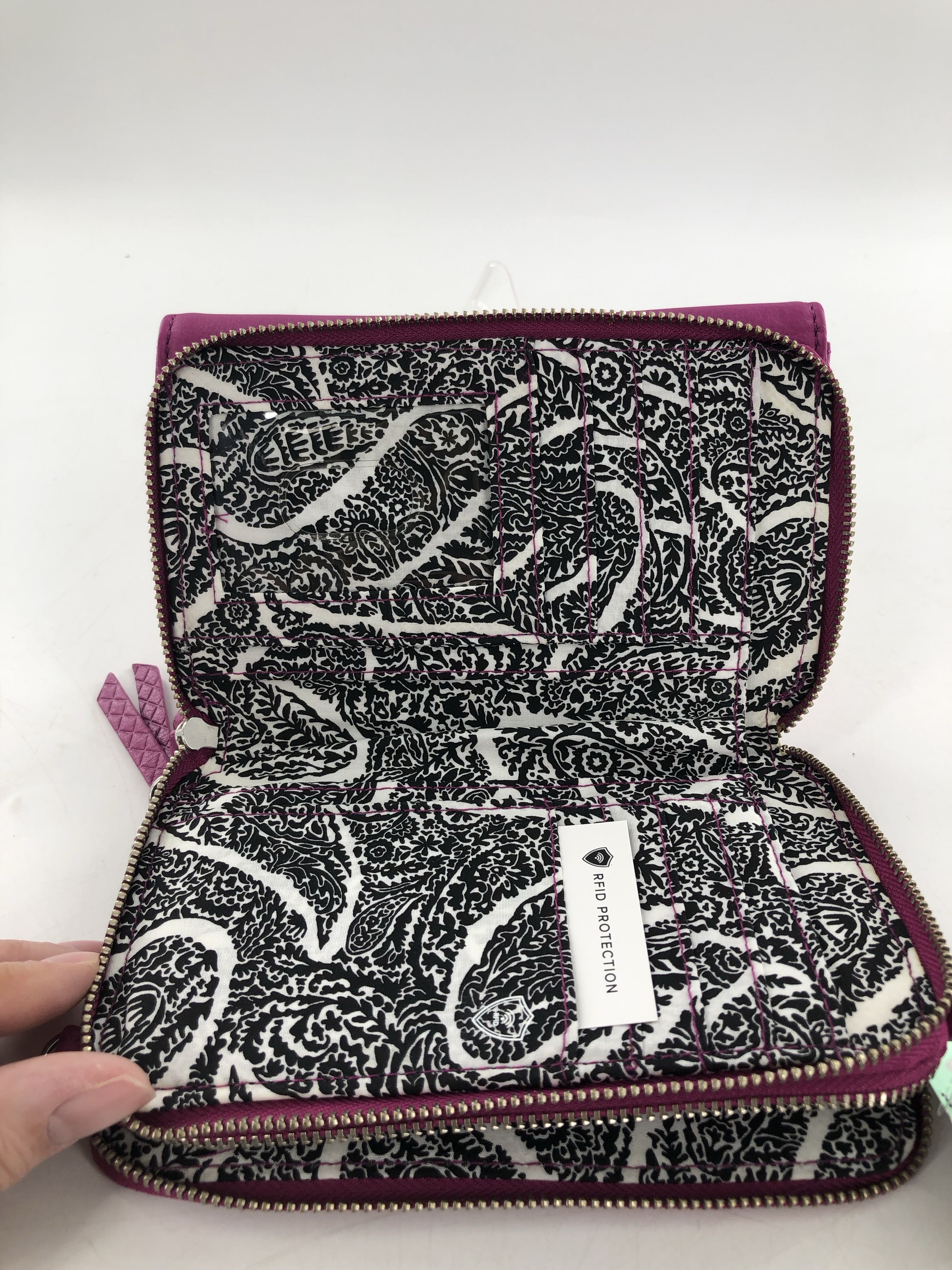 R155 leather RFID 3-in-1 crossbody